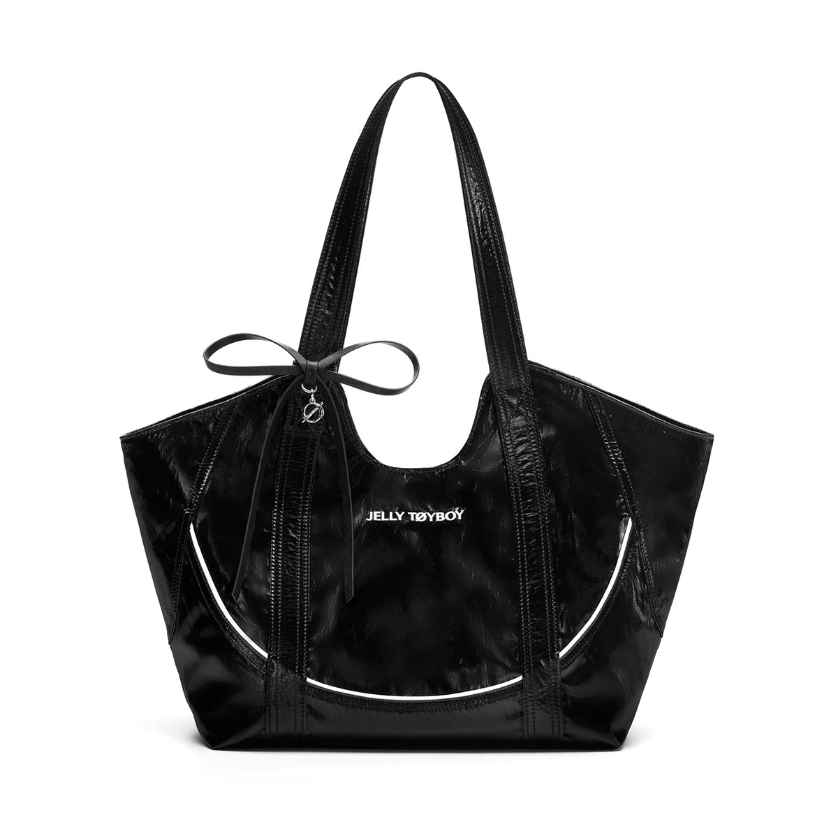 JELLY TOYBOY Faux Leather Magnetic Snap Shoulder Bag