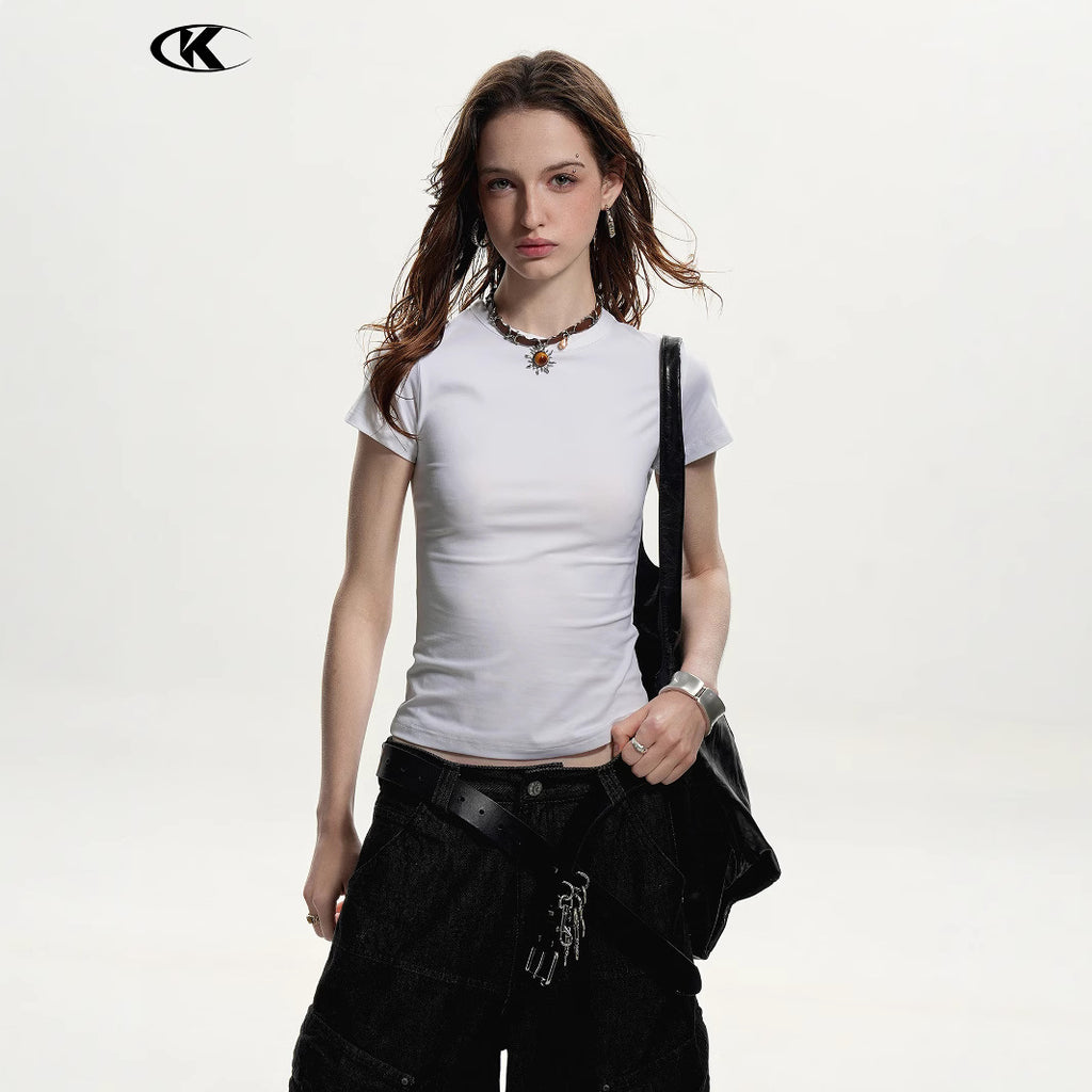 11KN Thin Advanced Sense Casual Anti-wrinkle Versatile Slim Tee
