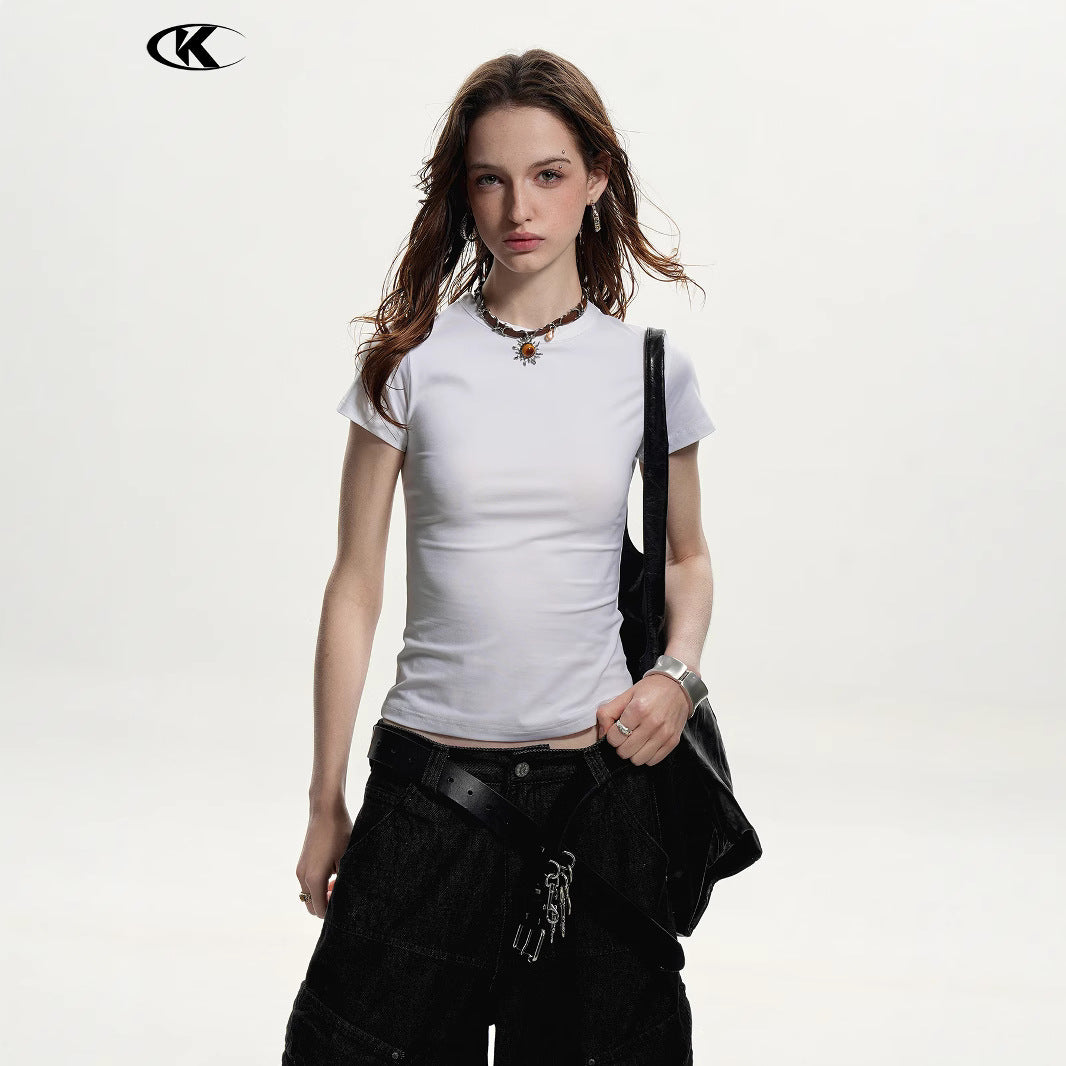 11KN Thin Advanced Sense Casual Anti-wrinkle Versatile Slim Tee