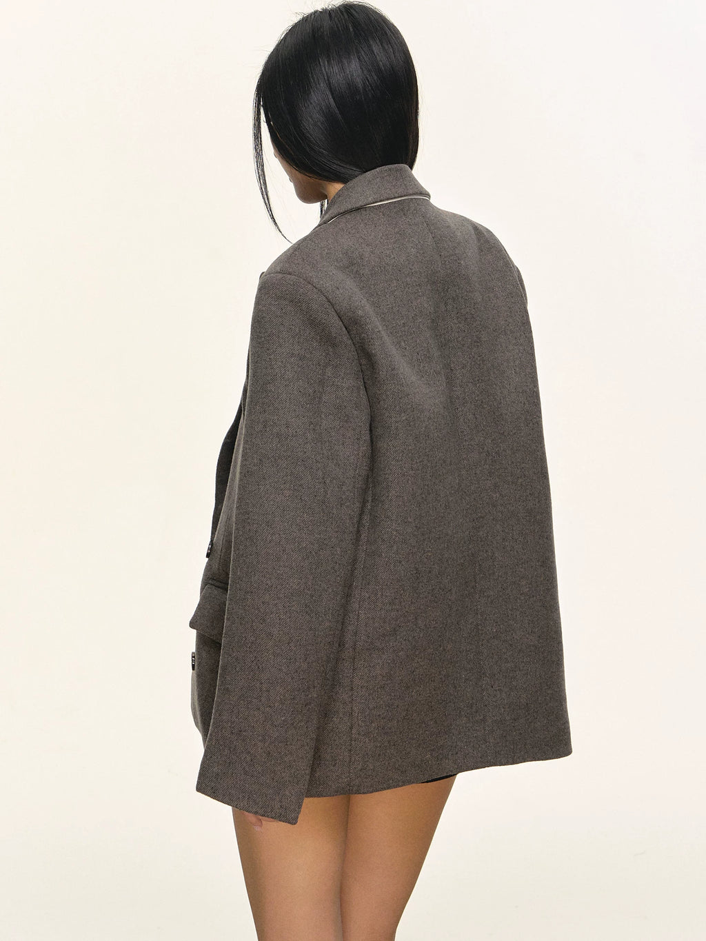 Anna Aneae Vintage Woolen Suit Thermal Jacket