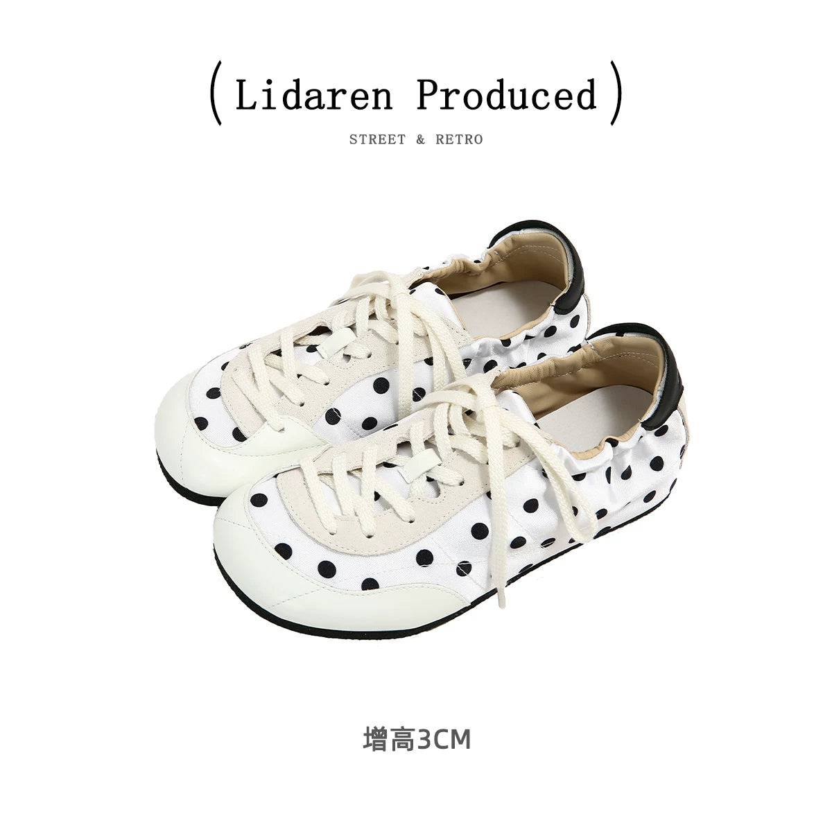 Lidaren Produced Polka Dot Chunky Platform Sneaker