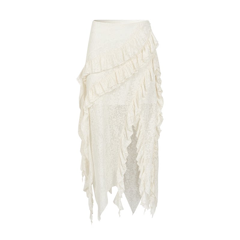 AnnoMundi Genesis Era Layered Romance Loose A-Line Long Skirt