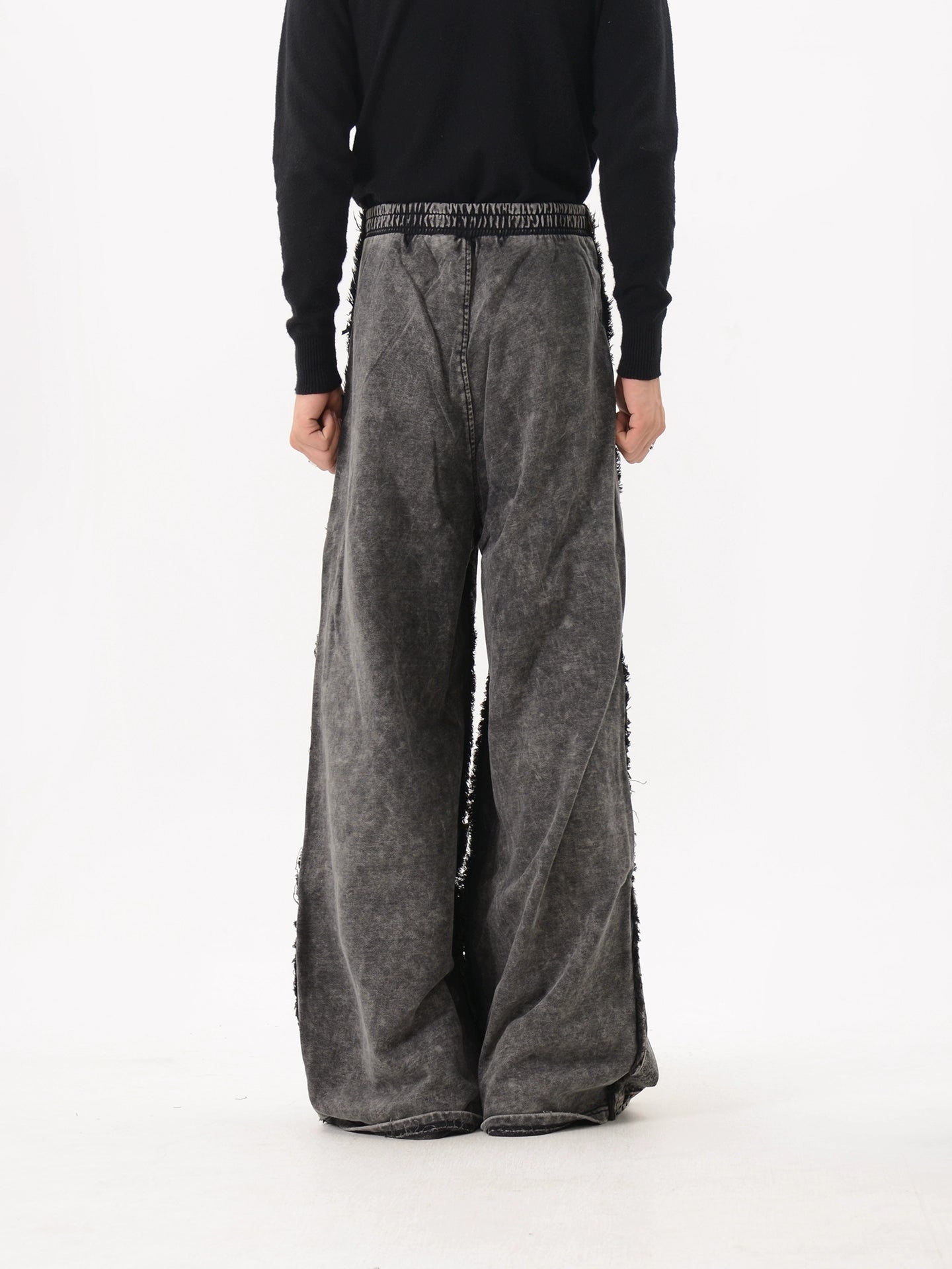 NUndefined Rough Loose Wide Leg Jeans