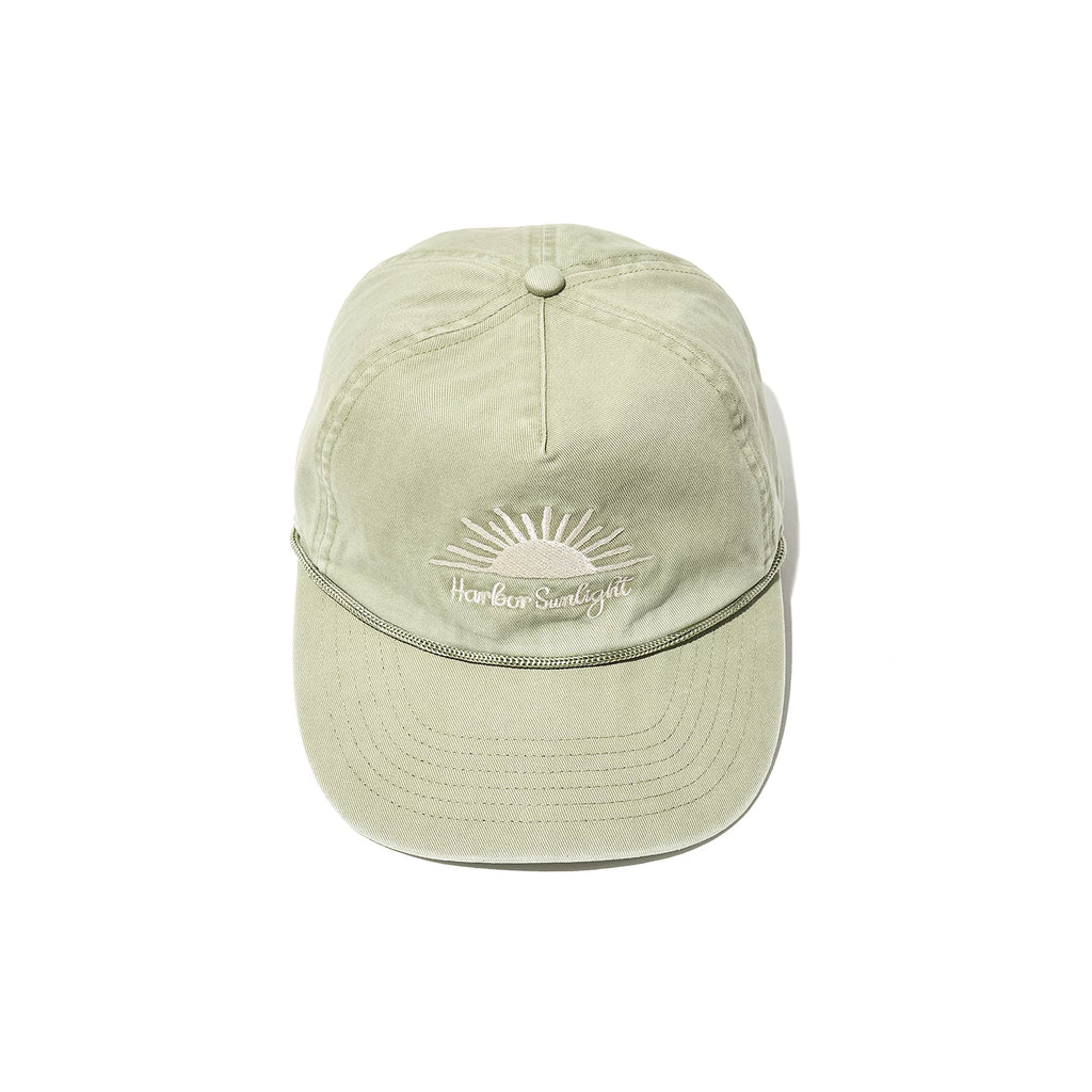 PARTIMENTO Embroidered Distressed Five-Panel Baseball Cap