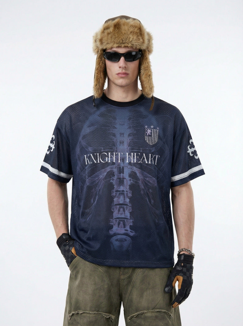 Inflation X-ray Bone Digital Print Jersey Short Sleeve
