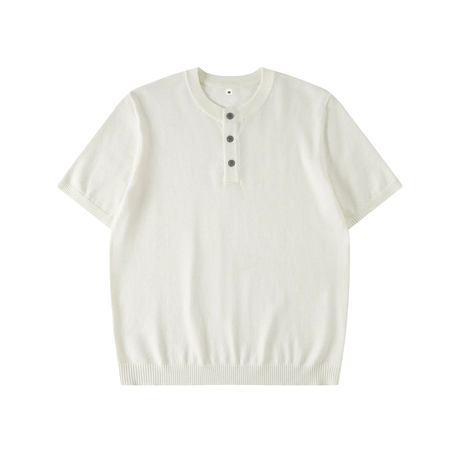 LR MADE Henley Knit Relaxed Tee