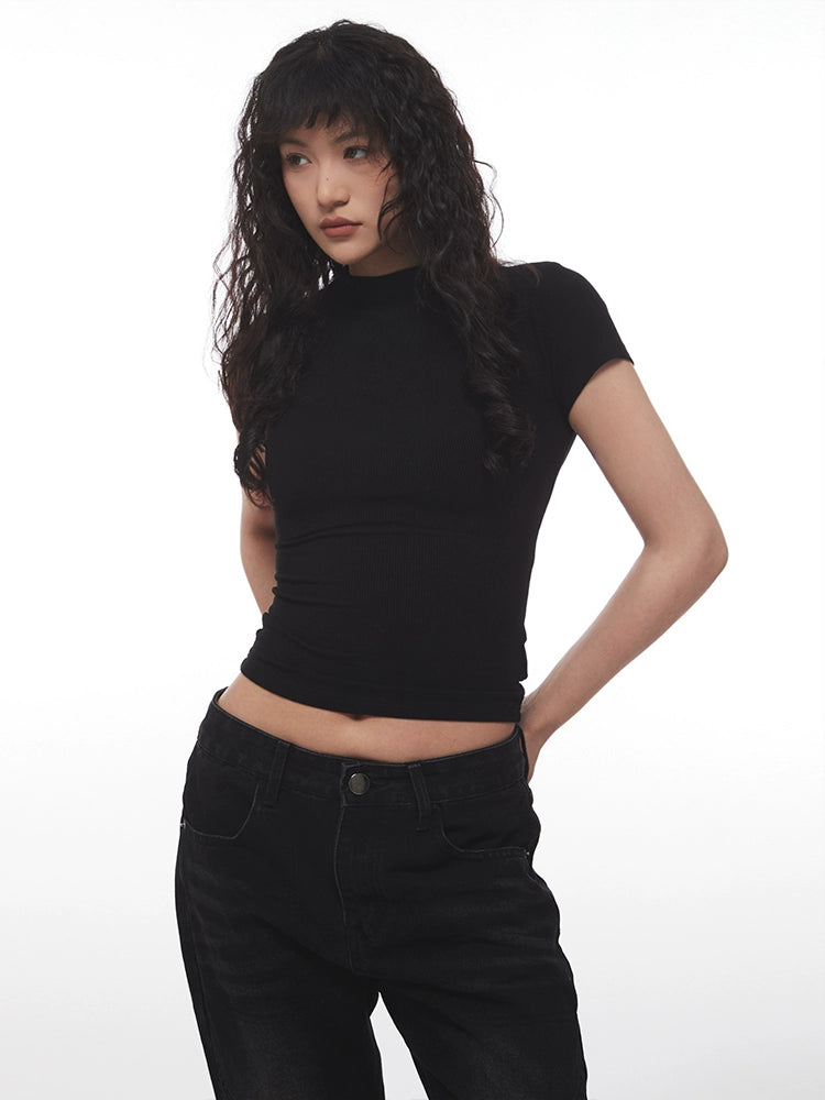 AIRHOOD Front Shoulder Slim Tee