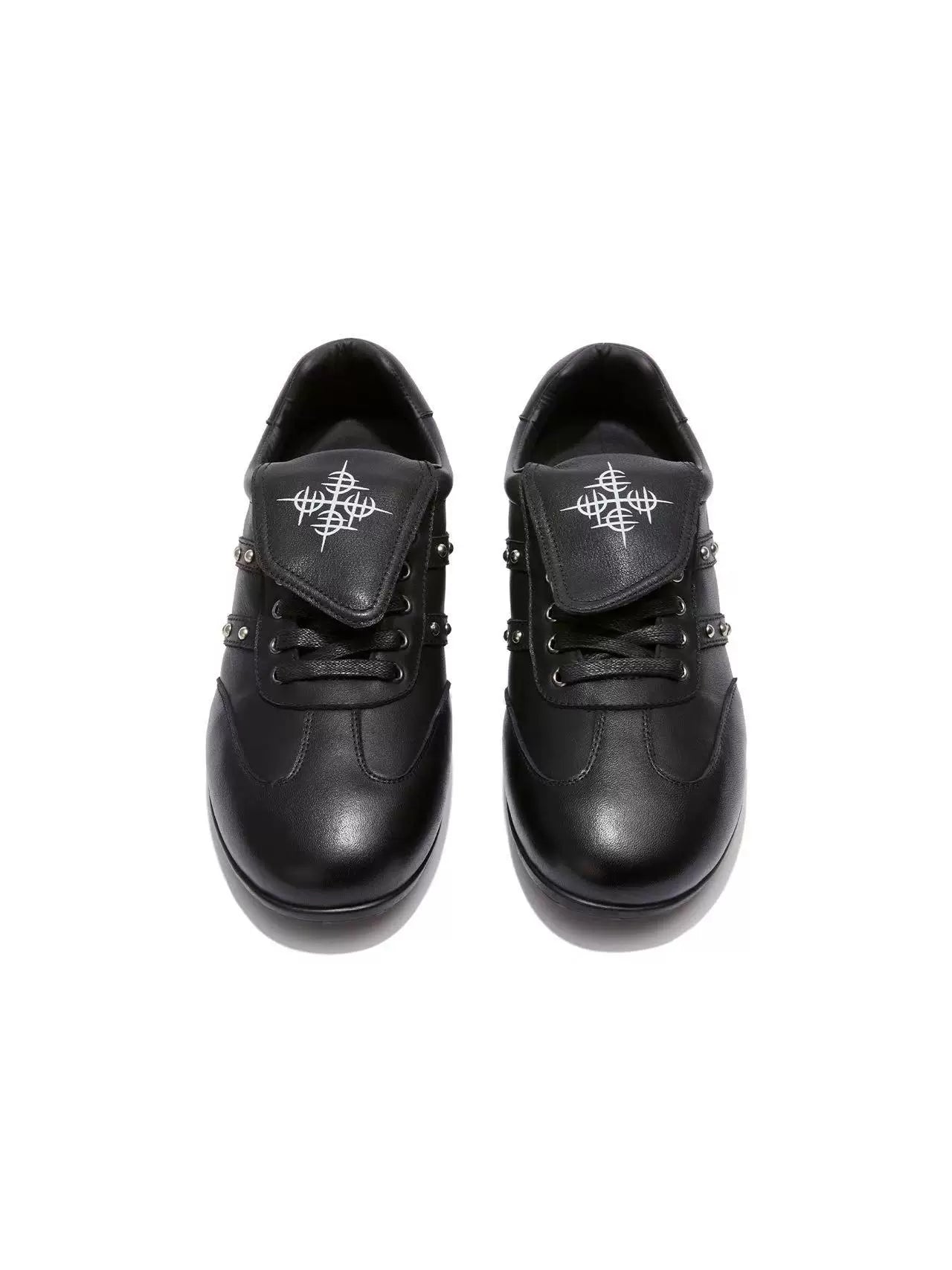 DETW Goodyear Welt Leather Cross-Pattern Rivet German Training Sneaker