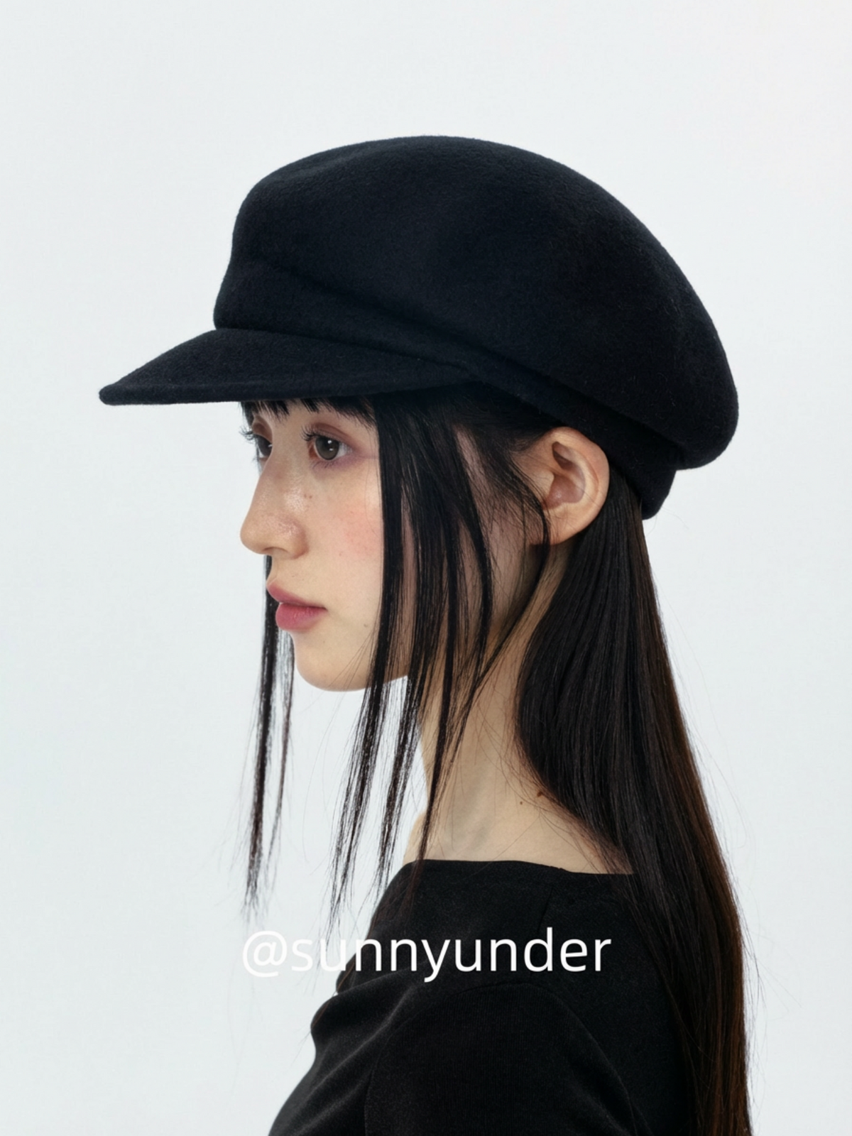 Sunnyunder Vintage Fashion Felt Cap