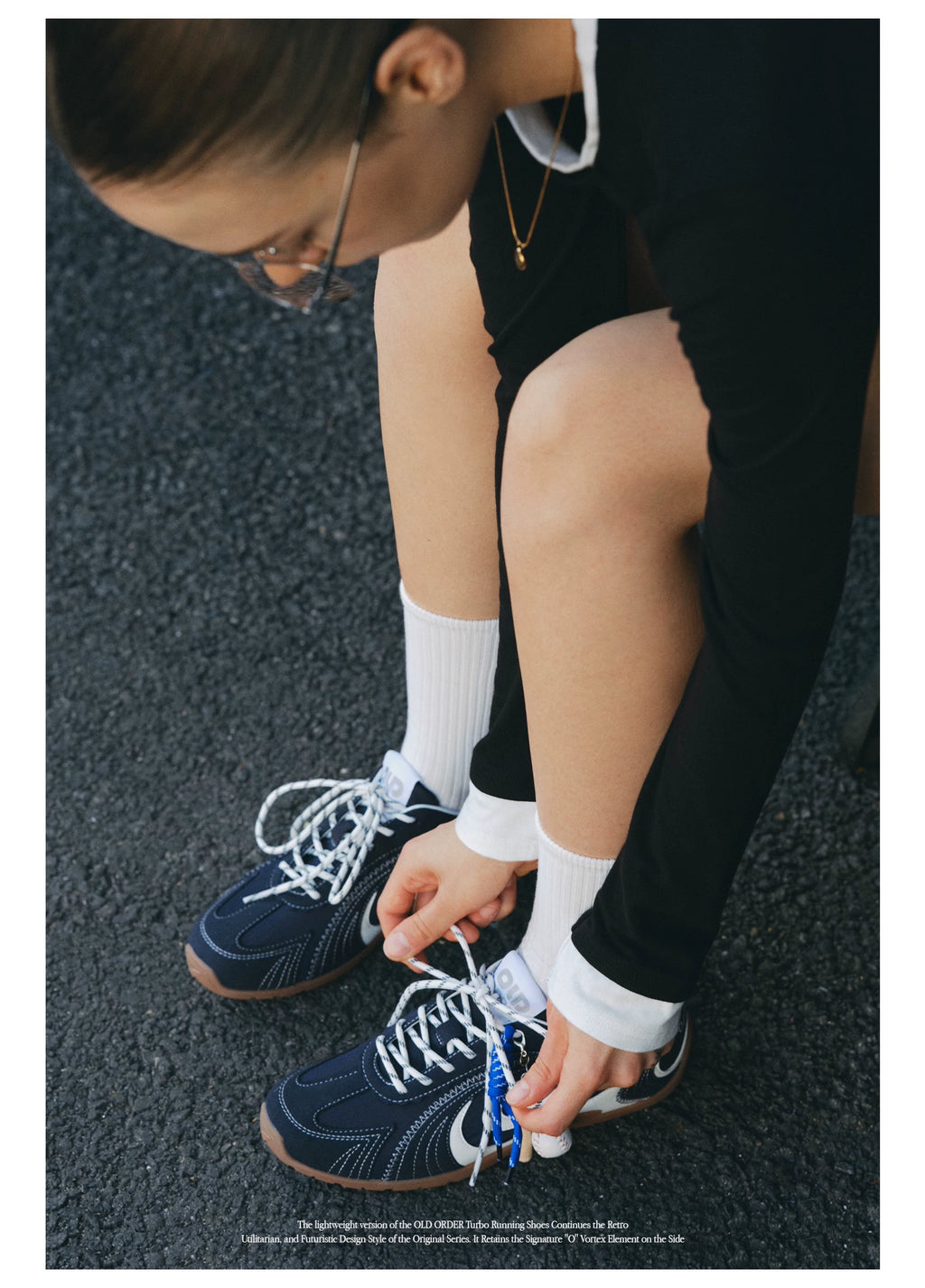 OLD ORDER Leather Lace-Up Training Sneaker