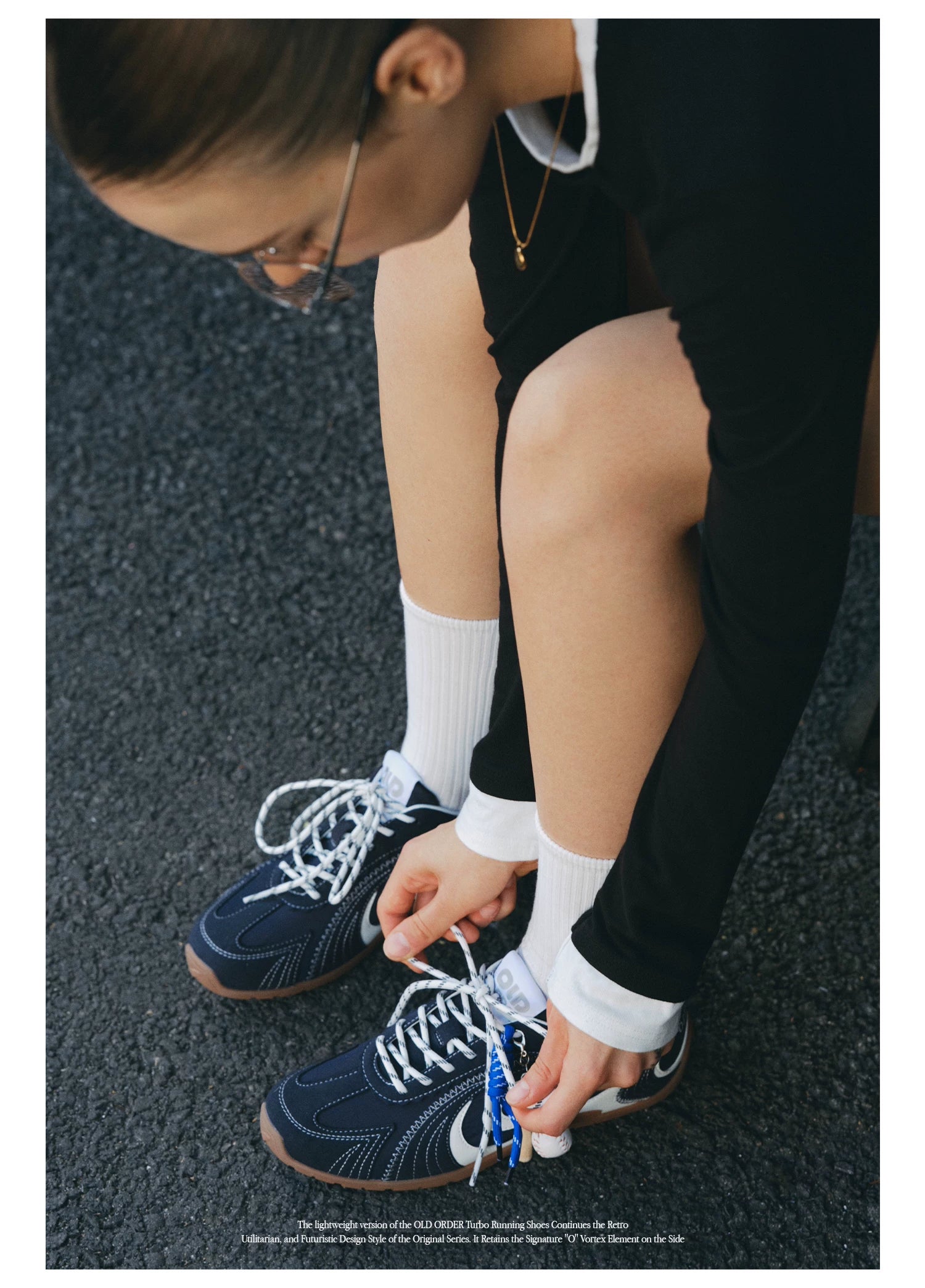 OLD ORDER Leather Lace-Up Training Sneaker