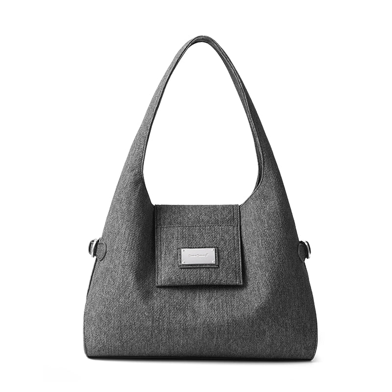 SmoSmos Commuter Denim Large Capacity Shoulder Bag