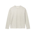 BUTTBILL Minimalist Hemp 55% Breathable Oversized Long-Sleeve Tee