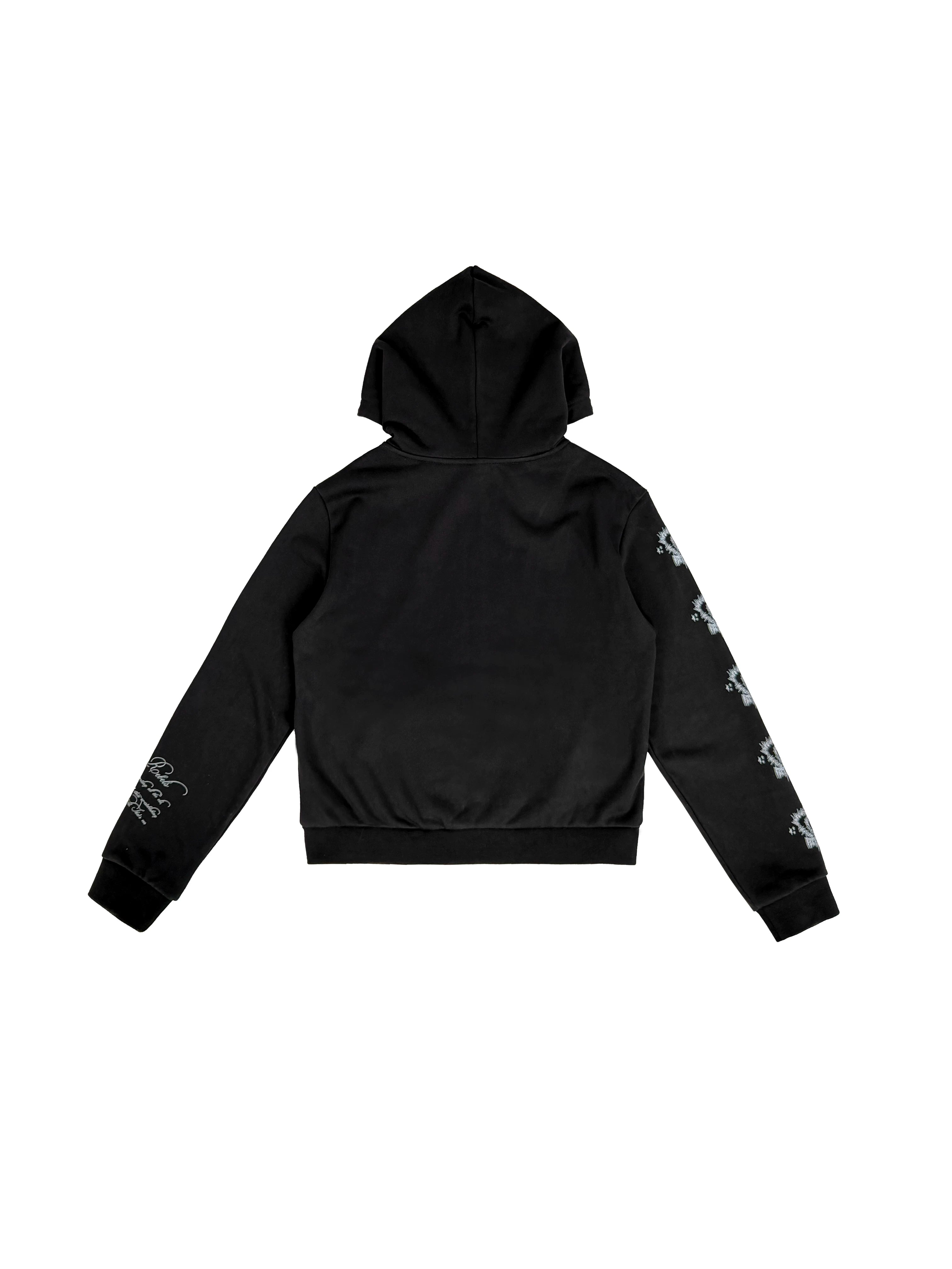 CHAI Angel City Print Hot Diamond Hooded Sweater