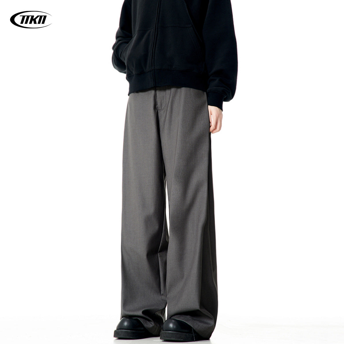 11KN  silhouette wide-leg Pants