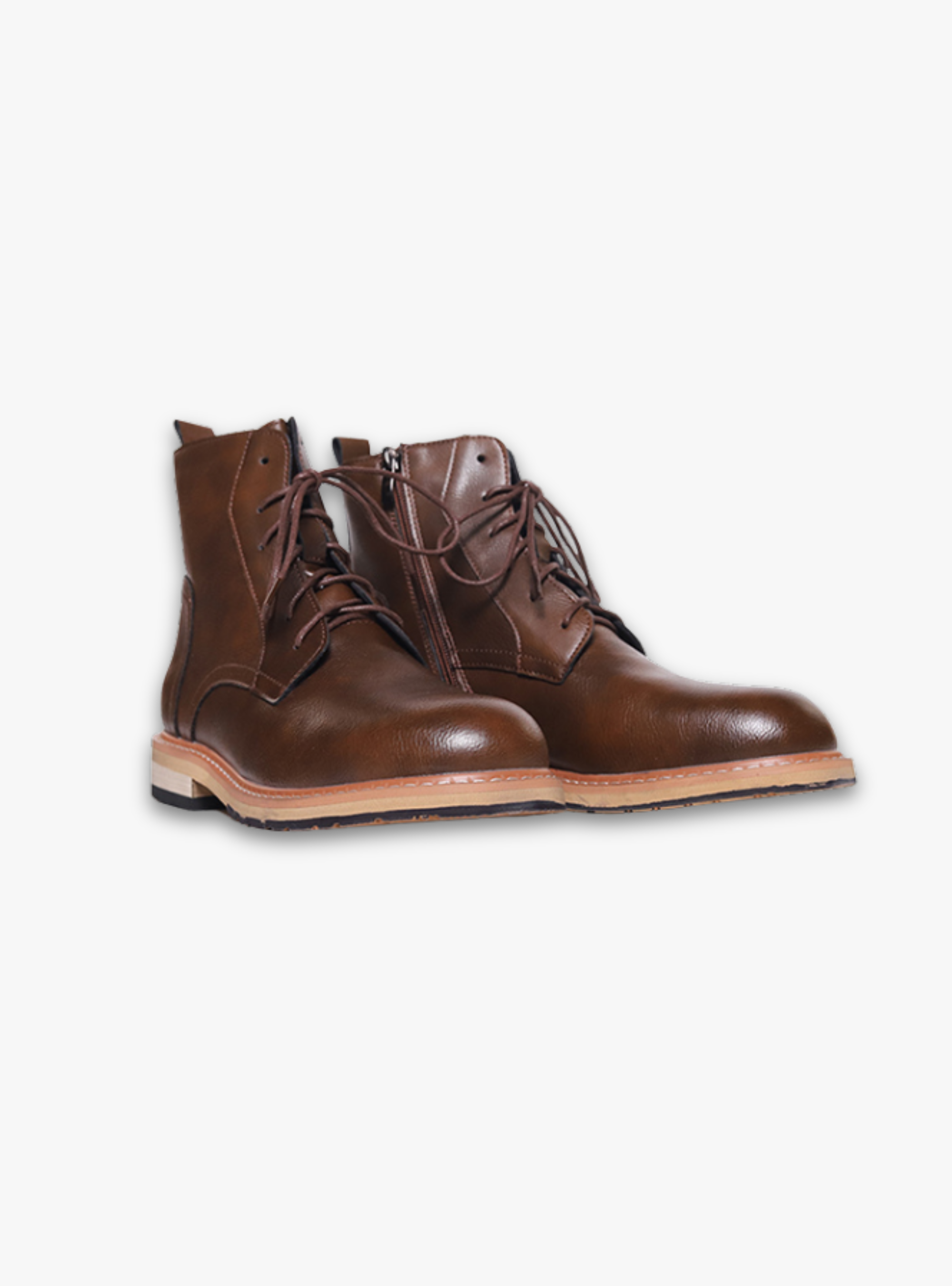 SHENLV STUDIO Vintage British Tooling Boots Locomotive Boots