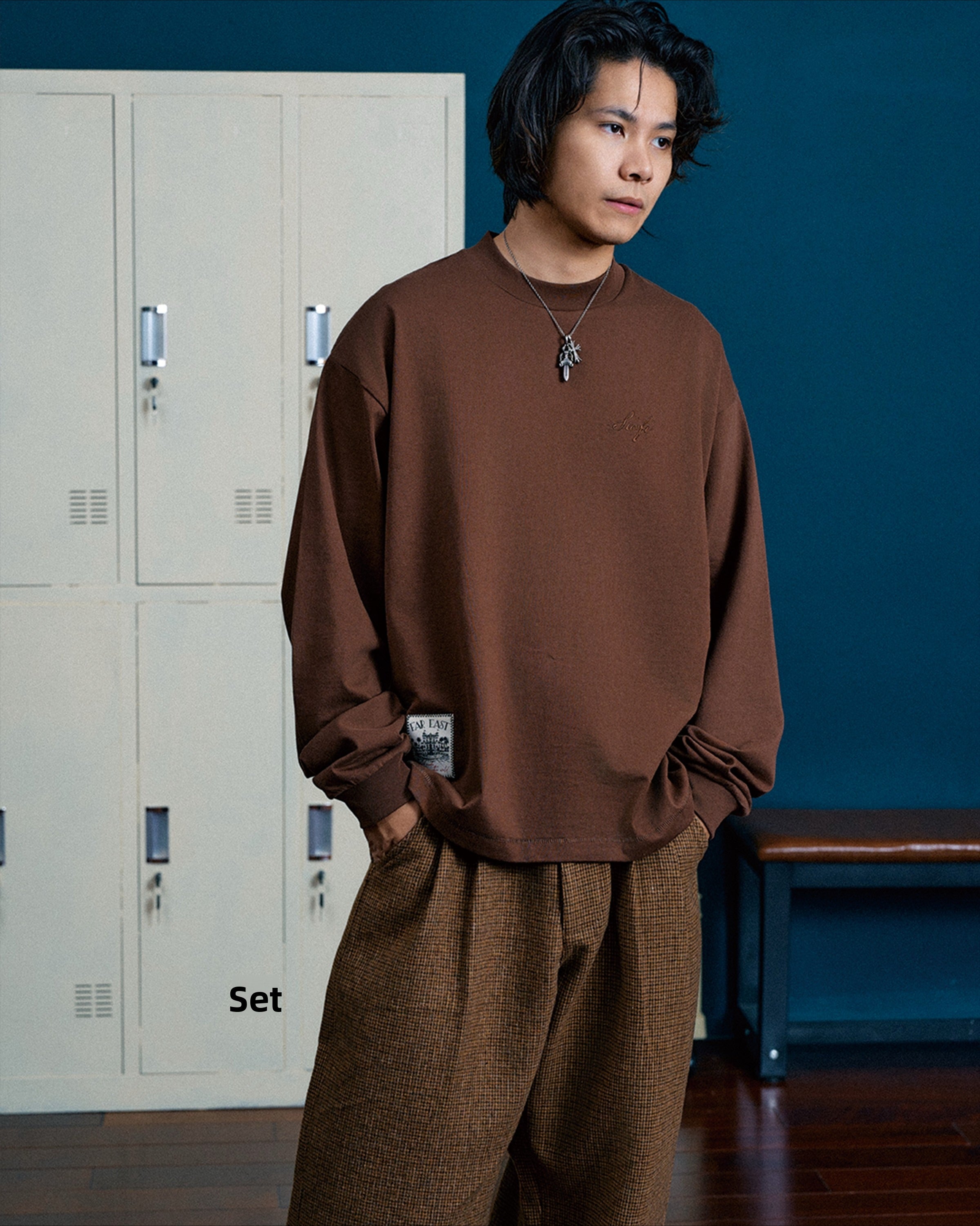 SWFI Patch Basic Small Neckline Long Sleeve