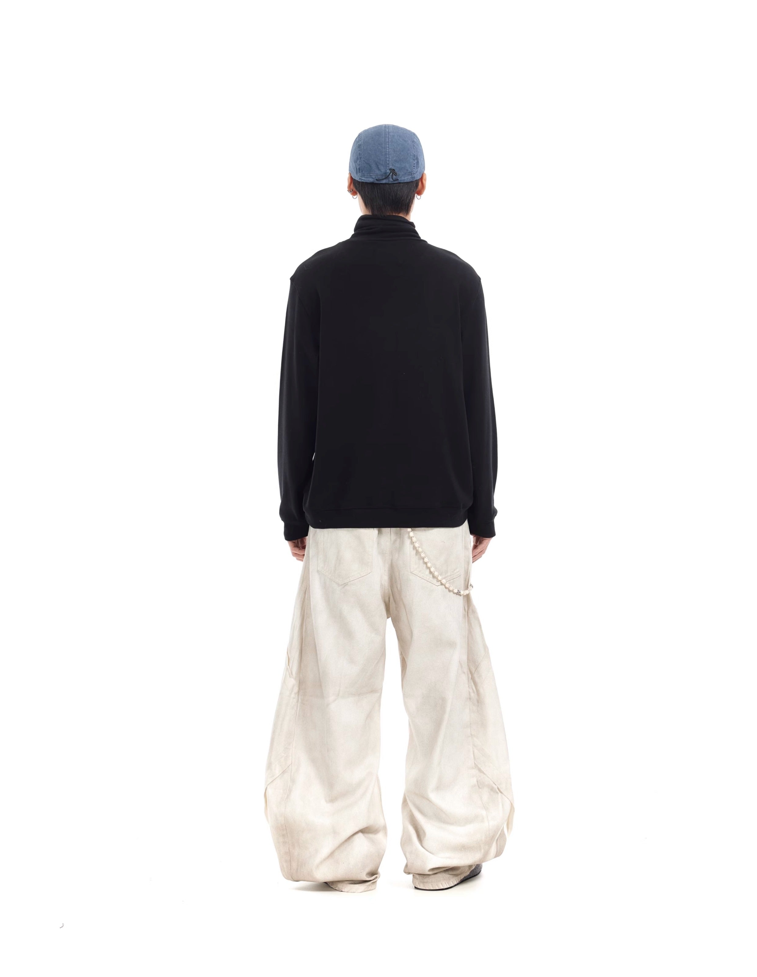 BTSG  Deconstructed Dirty Dirty Scimitar Jeans