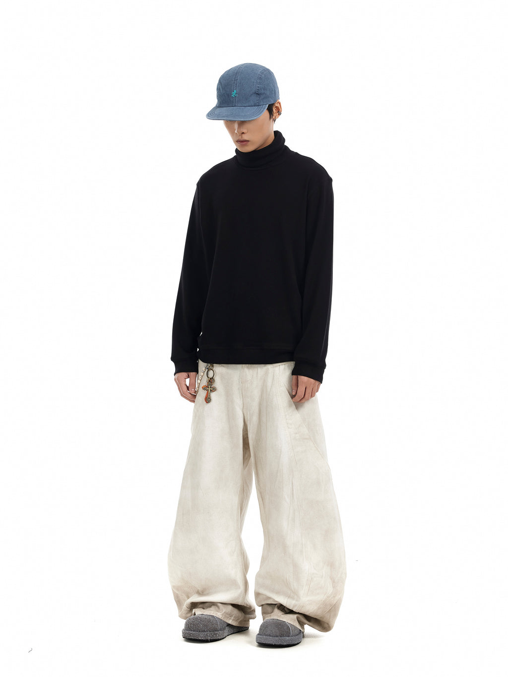 BTSG  Deconstructed Dirty Dirty Scimitar Jeans