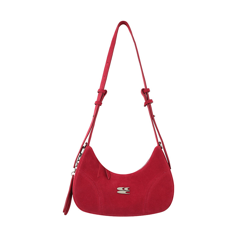 CryingCenter Leopard Velvet Multicolor Crossbody Shoulder Bag with logo pendant