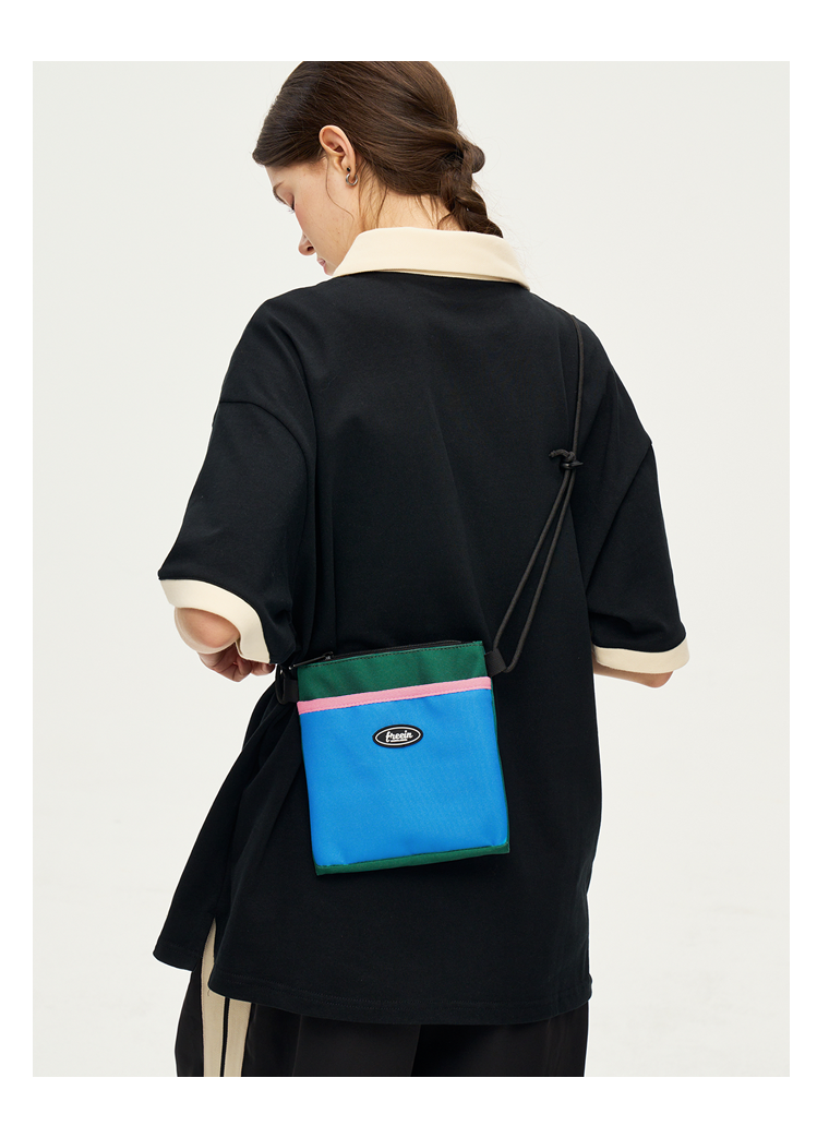 FREEIN contrast crossbody bag