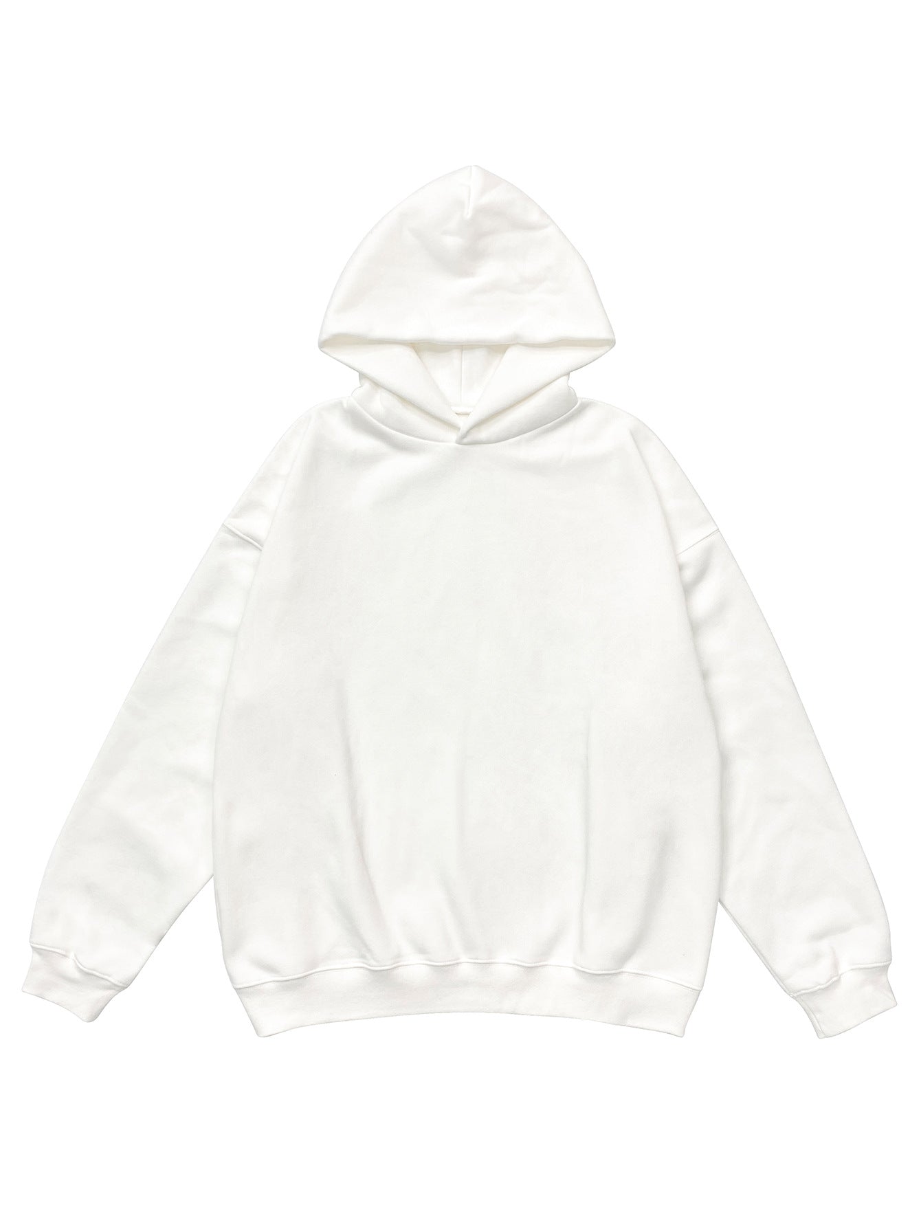 #OVDY Unisex tide thick drop shoulder casual loose solid color hoodie