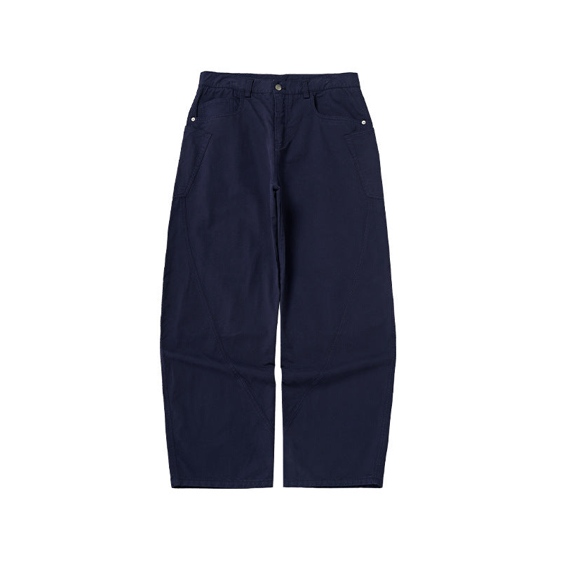 INFLATION Men's Wear Dsut dyed scimitar cotton loose retro casual Pants