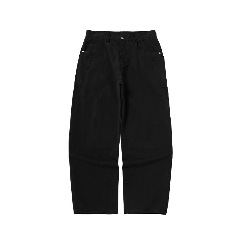INFLATION Men's Wear Dsut dyed scimitar cotton loose retro casual Pants