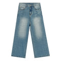 MATCHA STORY Straight-leg loose-fitting Jeans