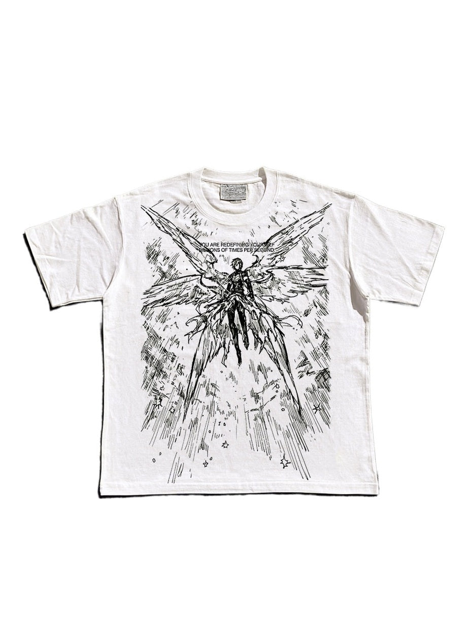 Wang Youbing Studio! WINGS 260g 100% Cotton Tee