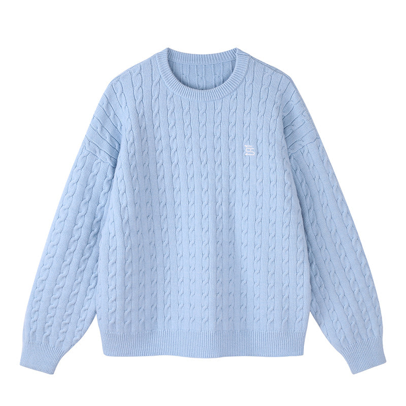 MATCHA STORY Twist Loose Sweater