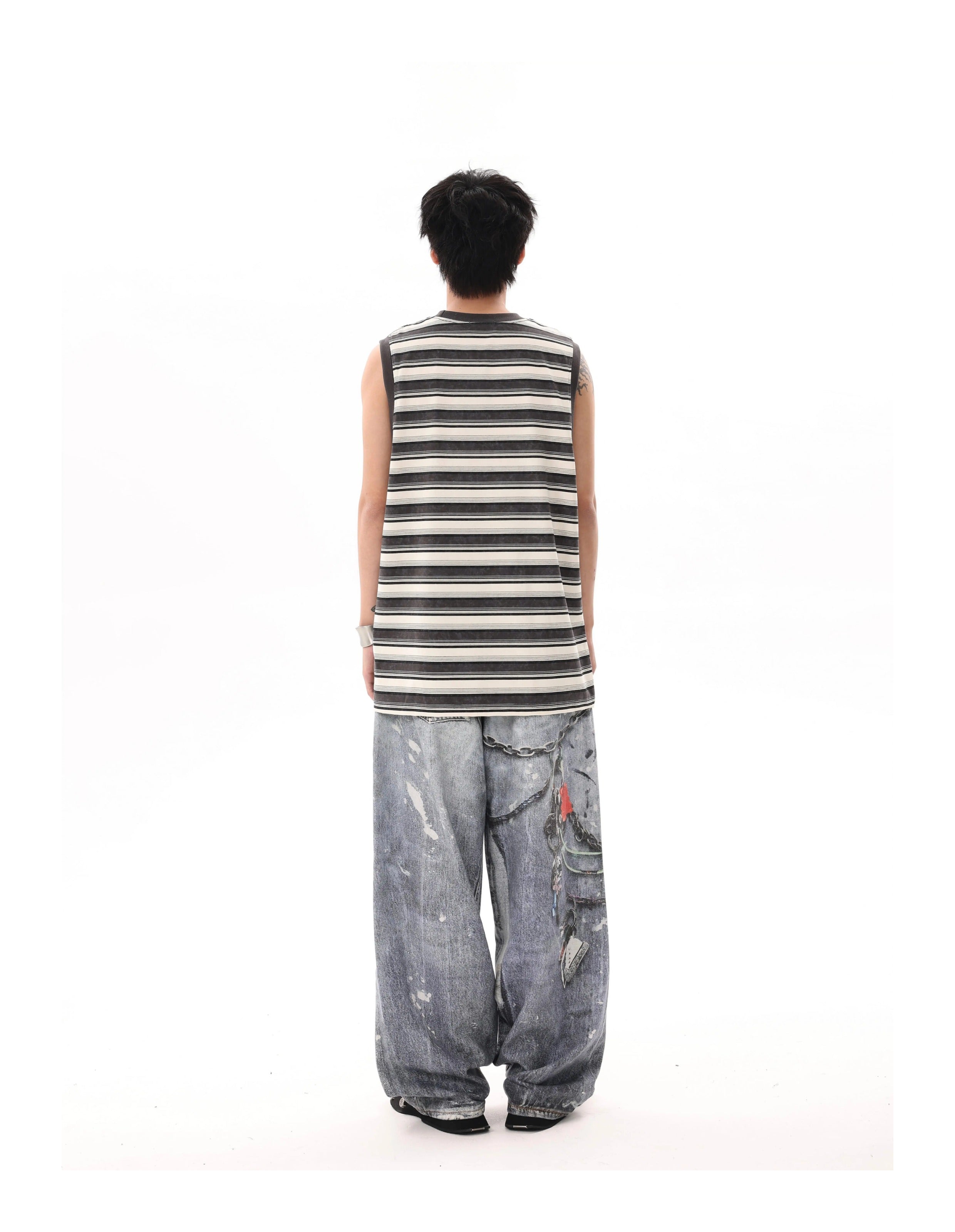 BTSG 3D lock chain pendant Jeans
