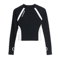 BlackBB American Retro Slim Fit Athletic Sport Top