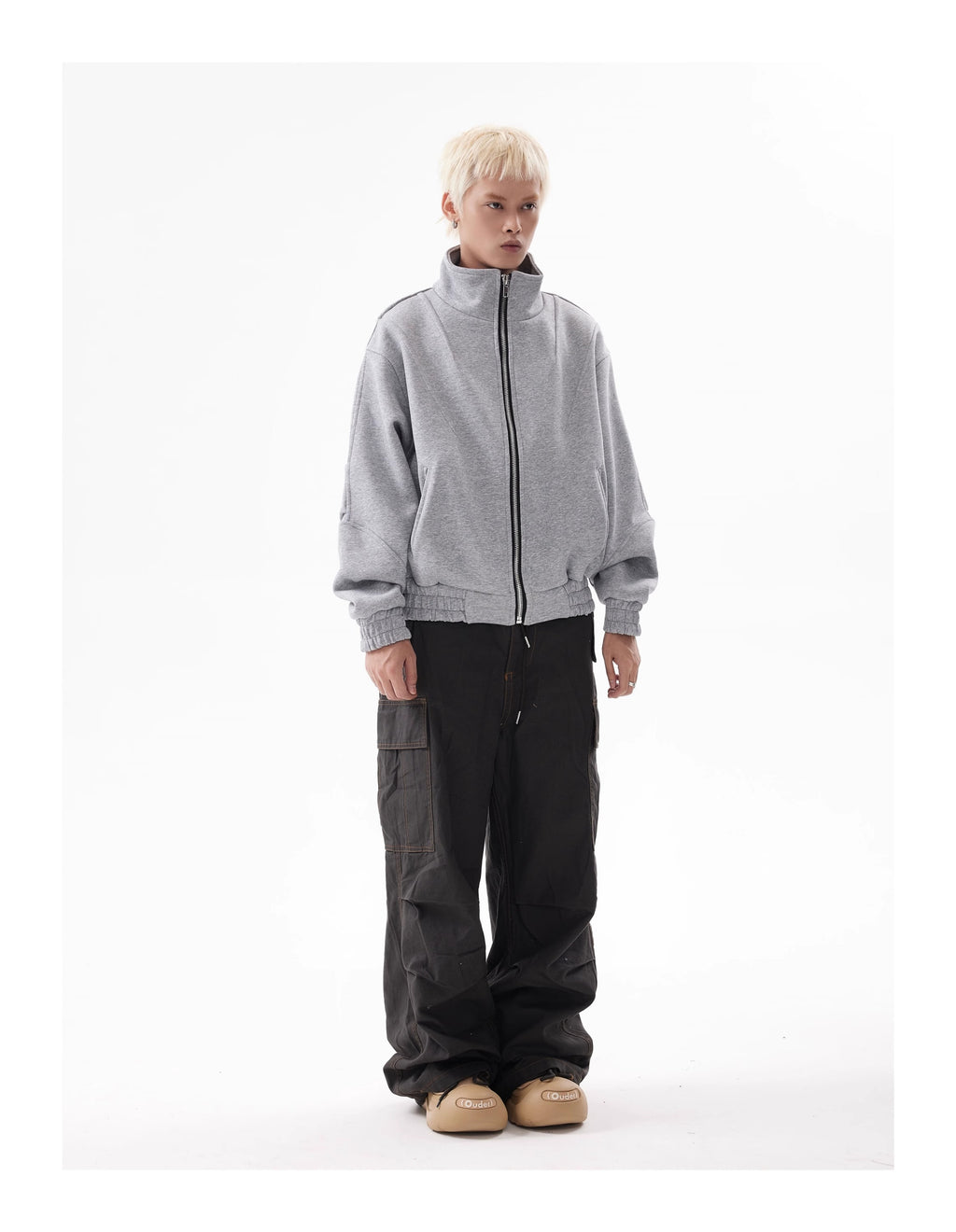 BTSG Vintage Washed Distressed Cargo Pants