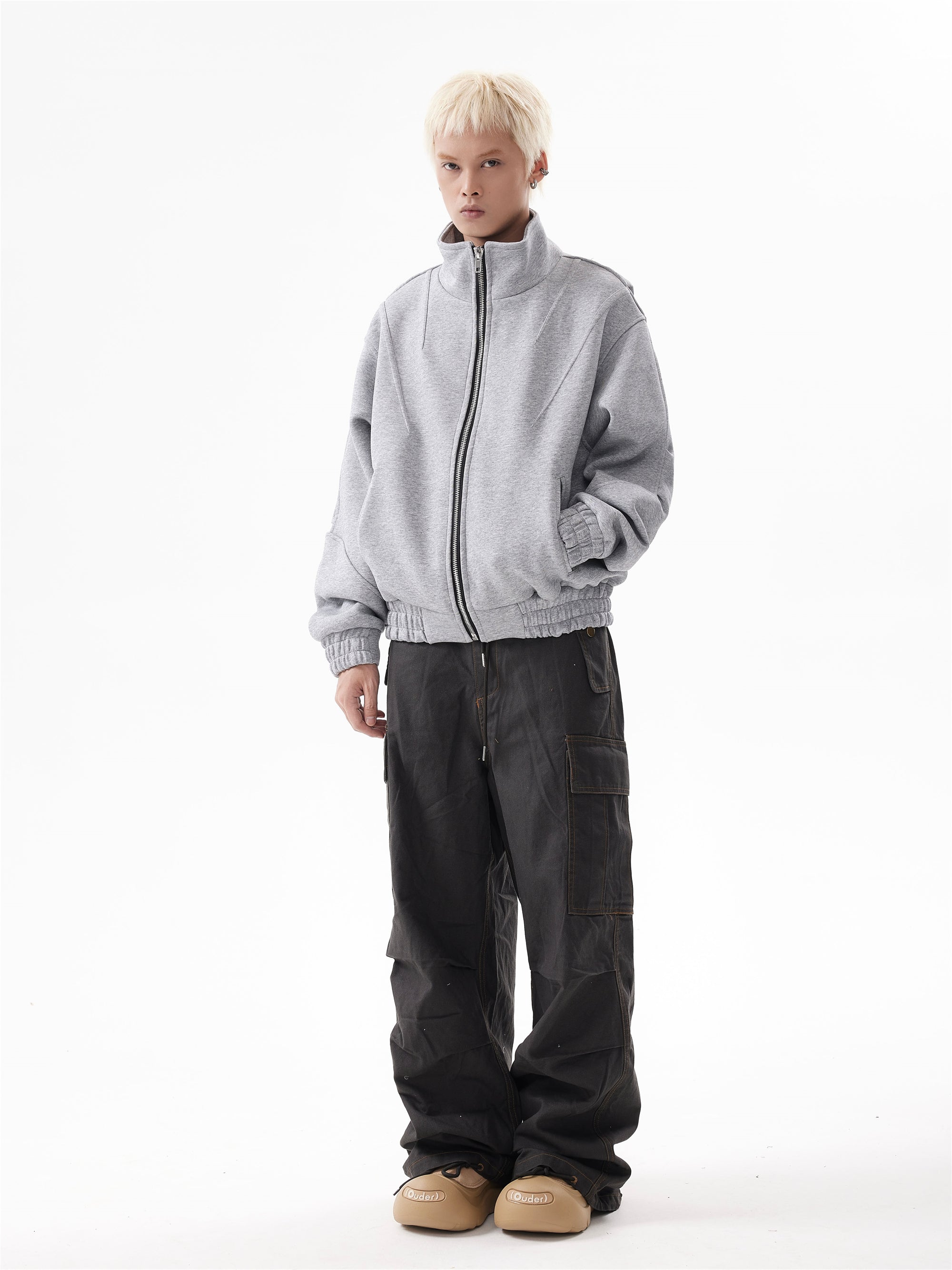 BTSG Vintage Washed Distressed Cargo Pants