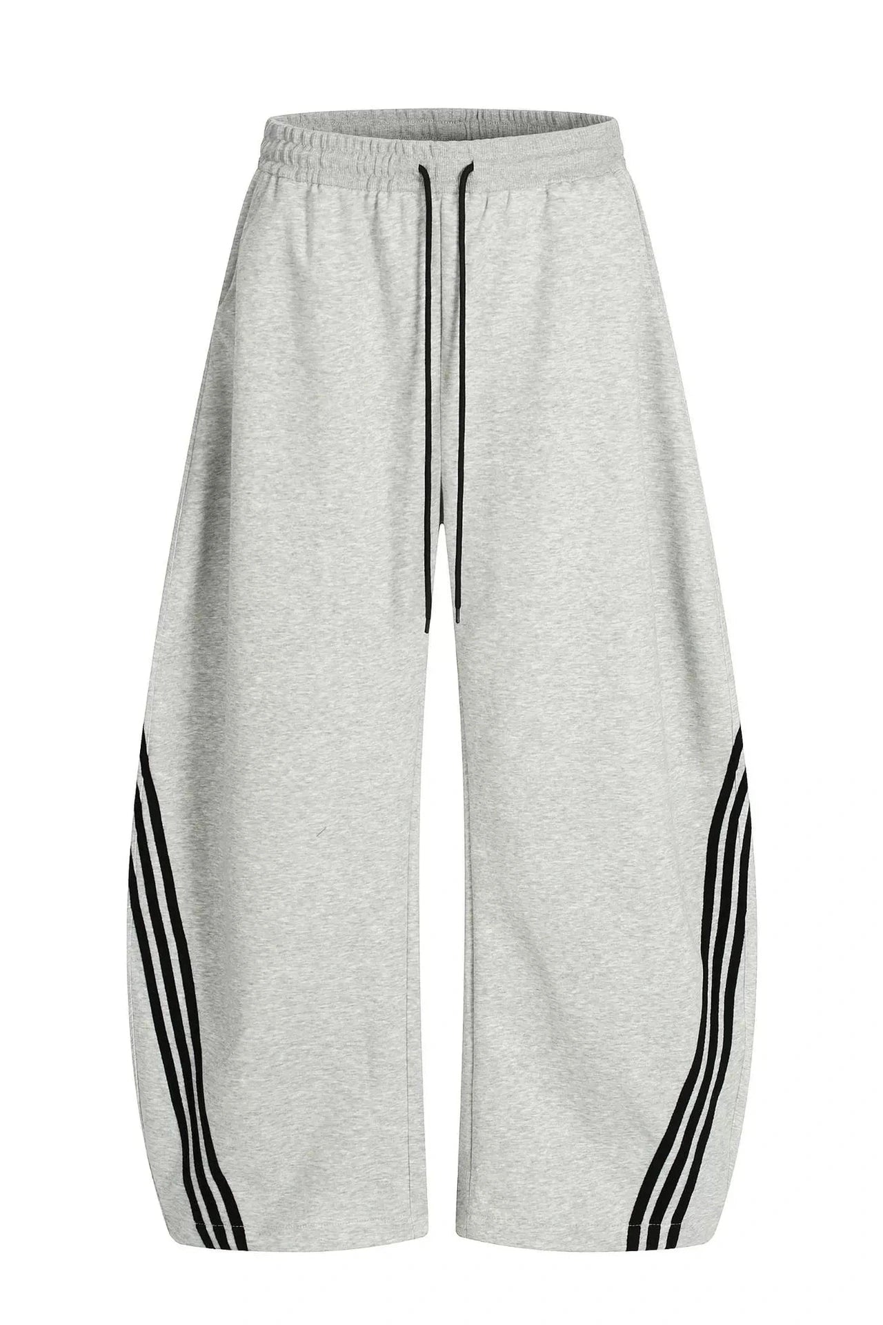 11KN x BTSG three-bar striped draped scimitar sweatpants
